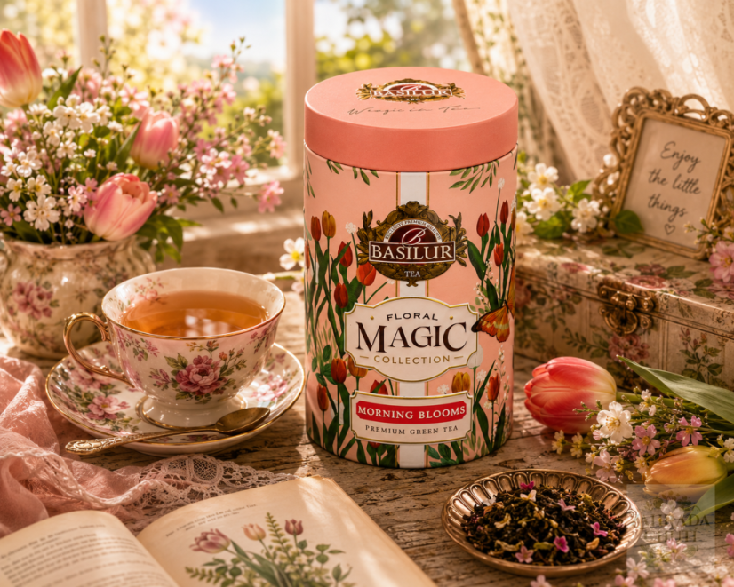 BASILUR Floral Magic Morning Blooms plech 75g