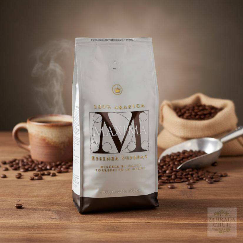 Zrnková káva Maxima Caffé 1 kg | 100% Arabica | Výběrová káva | zahradachuti.com