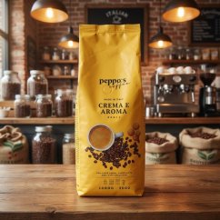 Zrnková káva Peppo’s Crema e Aroma 1 kg | Bohatá chuť & aroma - zahradachuti.com Zrnková káva Peppo’s Crema e Aroma 1 kg | Bohatá chuť & aroma - zahradachuti.com