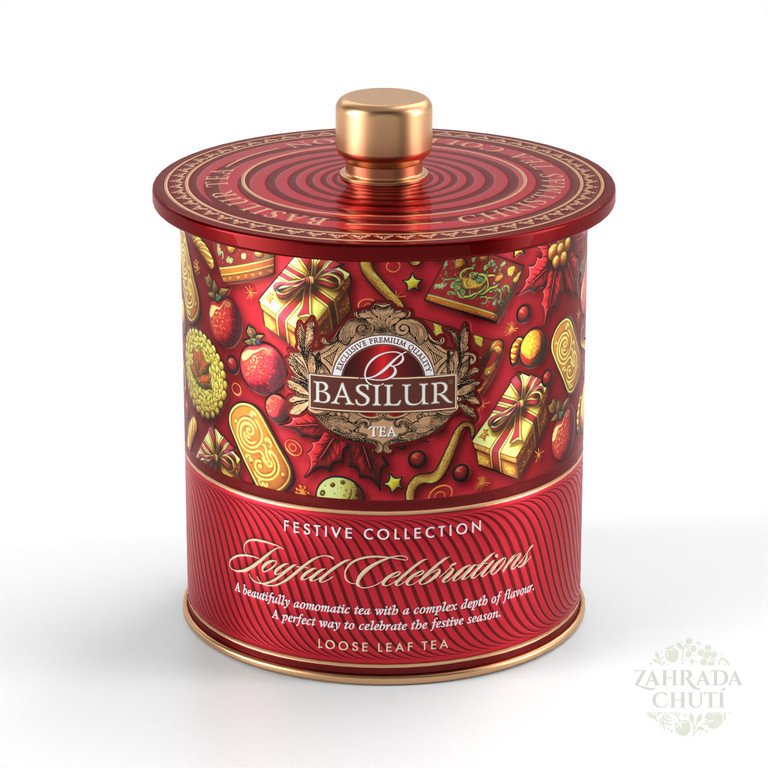 BASILUR Festive Tea Joyful Celebrations plech 75g