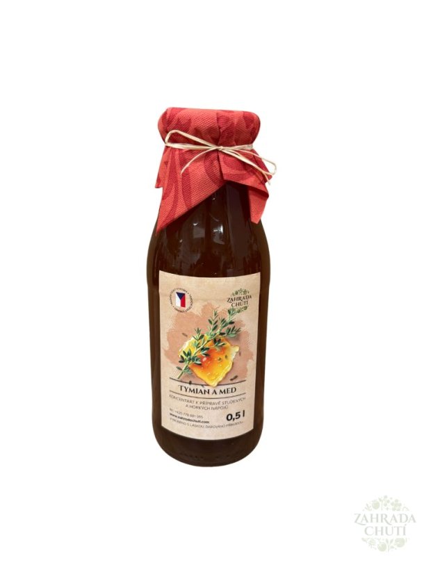 **Thymiansirup mit Honig**