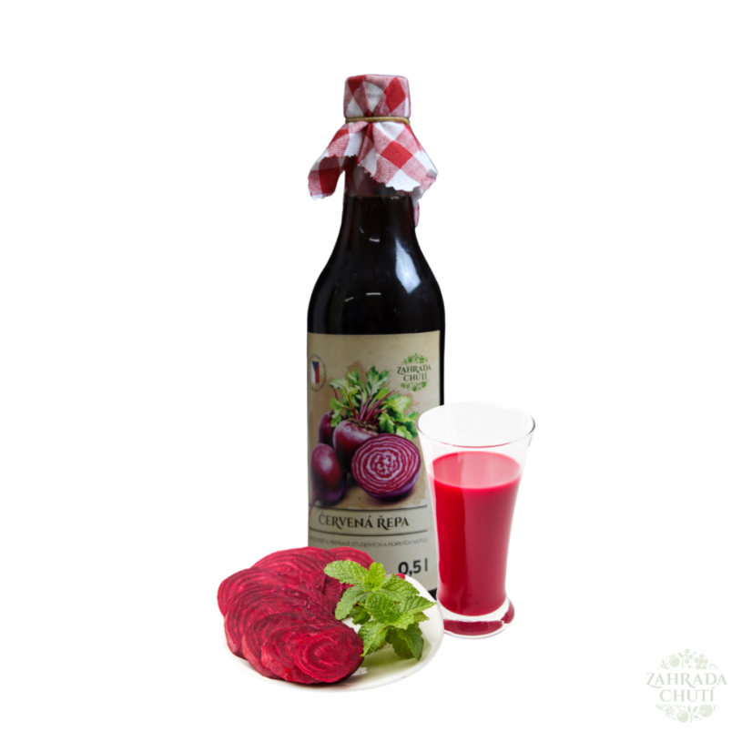 Přírodní sirup z červené řepy – Zahrada chutí