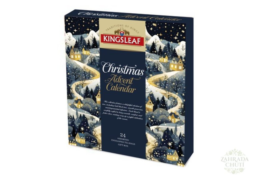 KINGSLEAF Xmas Advent Calendar 11 druhů čajů KINGSLEAF Xmas Advent Calendar 11 druhů čajů