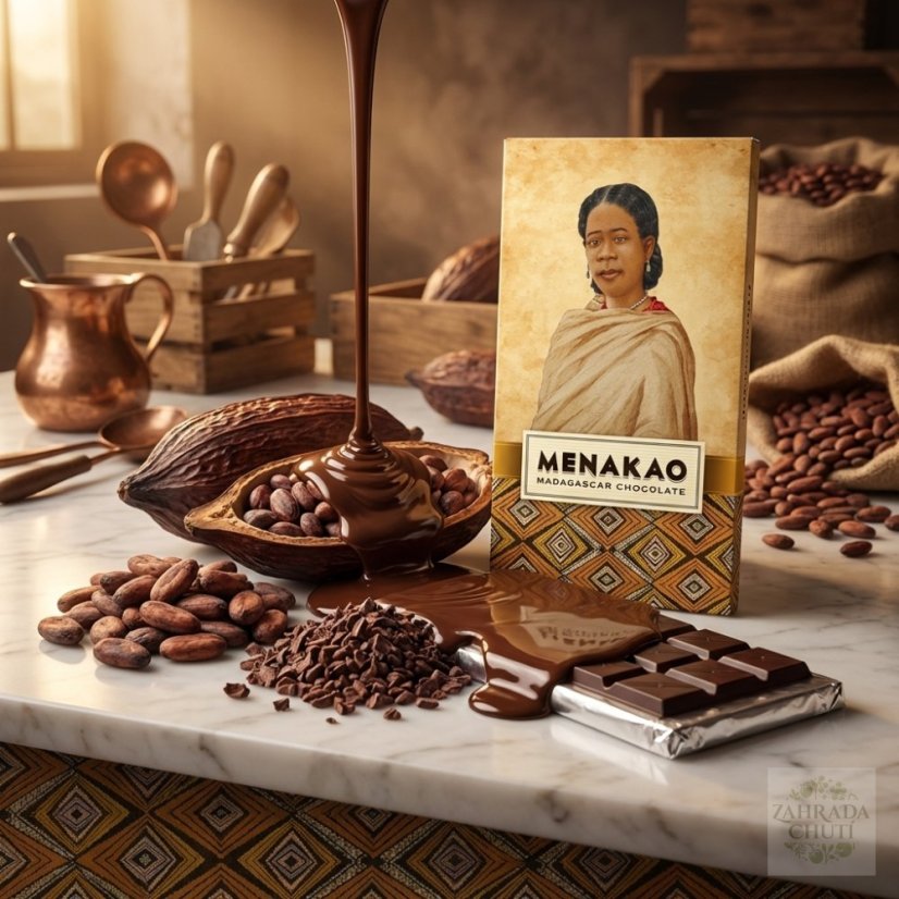 Mléčná čokoláda Menakao Madagaskar 45% - zahradachuti.com
