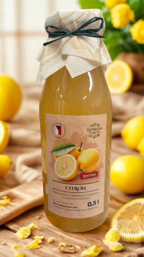 citronový sirup - zahradachuti.com
