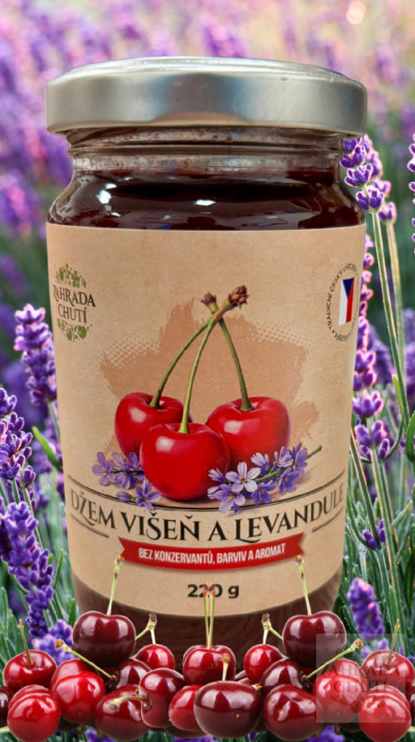 **Sauerkirsche mit Lavendel**
