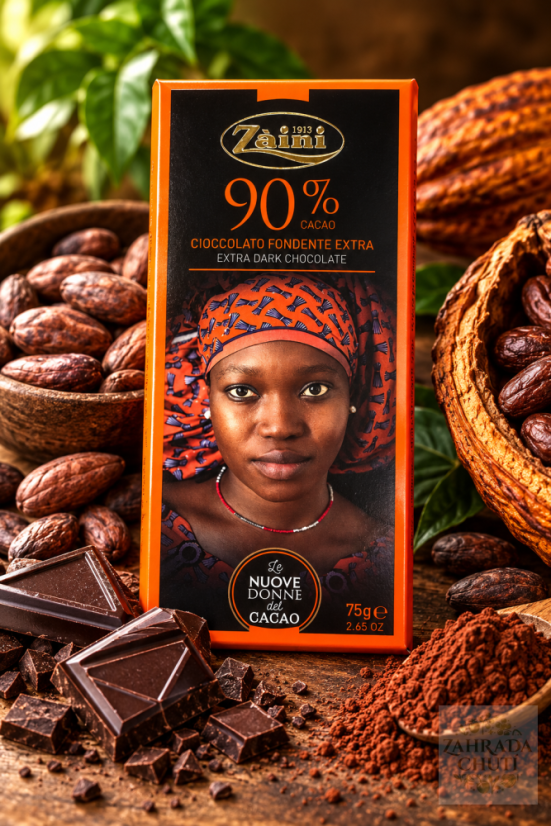 Zàini 90% Cacao Extra Dark Chocolate 75 g