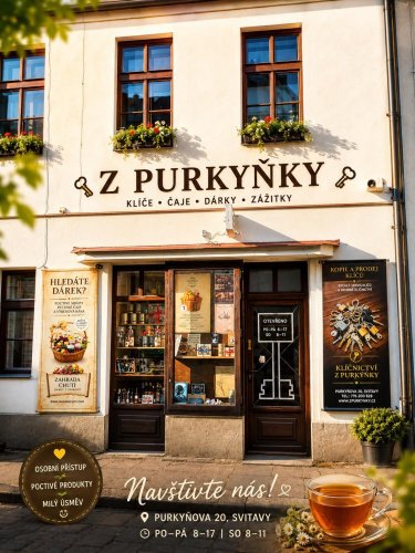Kamenná prodejna Zahrada chutí ve Svitavách